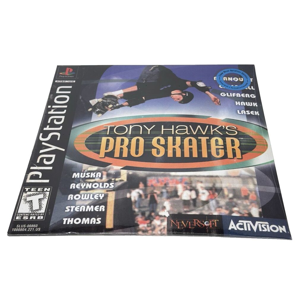 Tony Hawk’s Pro Skater Vinyl LP Blue Splatter Limited Edition NEW Sealed